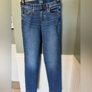 Jag Jeans Valentina Staight Pull On Dark Blue Denim Size 4/32 inseam